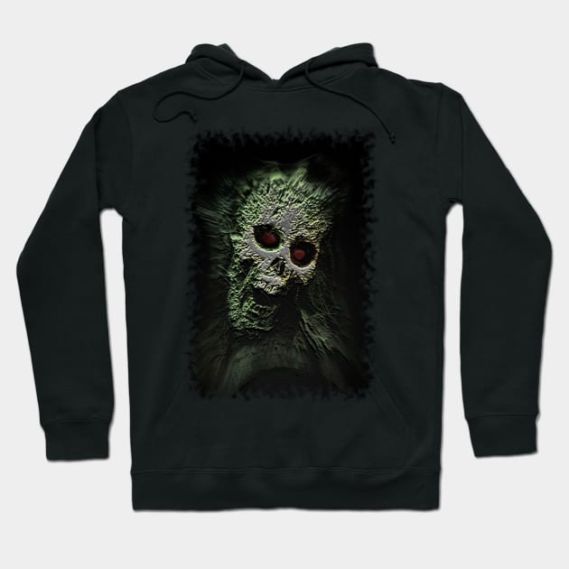 Embossed Skull Hoodie by GothCardz